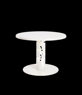 CASTIL kulatý konferenční stolek THAU malý Barva: Černá