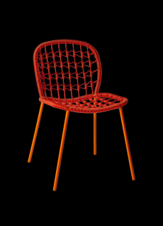 CASTIL zahradní kovová jídelní židle EMILY Barva: Bílá