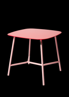 CASTIL zahradní kovový konferenční stoleček EMILY 45x50 Barva: Černá