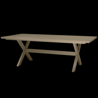 Exotan Zahradní jídelní stůl DELTA 220x105 cm světlý