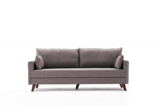 Hanah Home Rozkládací pohovka BELLA hnědá 208 cm