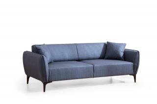 Hanah Home Třímístná pohovka BELISSIMO modrá 220 cm