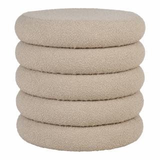 House Nordic Béžový pouf BROOKLYN s úložným prostorem