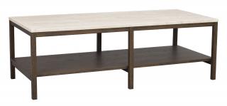 ROWICO Konferenční stolek ORWEL 140x60 cm hnědý