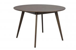 ROWICO kulatý jídelní stůl YUMI hnědý ø115 cm