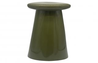 VTWONEN keramická stolička BUTTON zelená ø33 cm