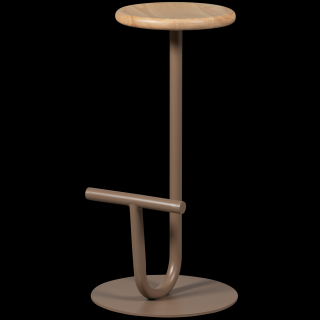 WOOOD Designová barová židle KIMO