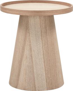 WOOOD Dřevěný odkládací stolek MAUD ø45 cm