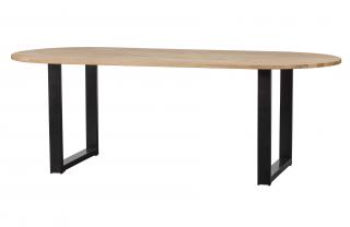 WOOOD Jídelní stůl TABLO oval dub  U  220x90 cm