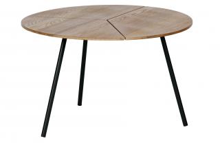 WOOOD Konferenční stolek RODI hnědý ø60 cm