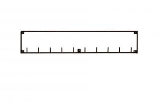 WOOOD Kovový věšák MEERT 83cm černý