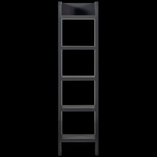 WOOOD Otevřená skříňka TIMO tmavě hnědá 50 cm
