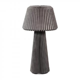 WOOOD Papírová stojací lampa SAMI šedá