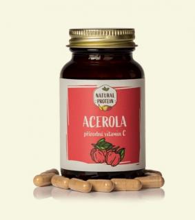 Acerola, Natural Protein, 60 kapslí