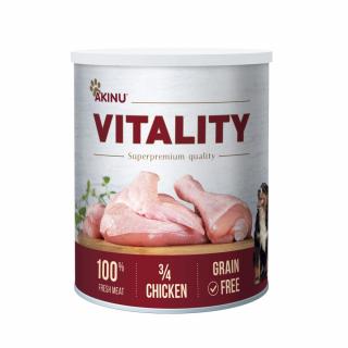 Akinu VITALITY 3/4 kuřete pro psy, 800 g