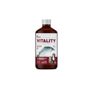 Akinu VITALITY Lososový olej doplněk stravy pro psy a kočky 500 ml