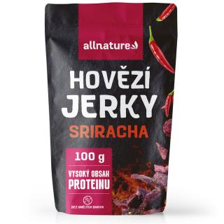 Allnature BEEF Sriracha Jerky, 100 g