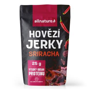 Allnature BEEF Sriracha Jerky, 25 g
