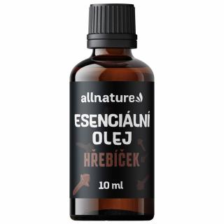 Allnature Esenciální olej Hřebíček, 10 ml