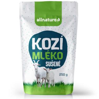 Allnature Kozí sušené mléko, 250 g