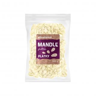 Allnature Mandle plátky, 500 g