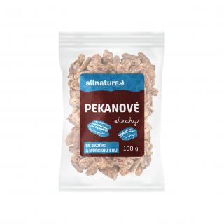 Allnature Pekanové ořechy se skořicí a mořskou solí, 100 g