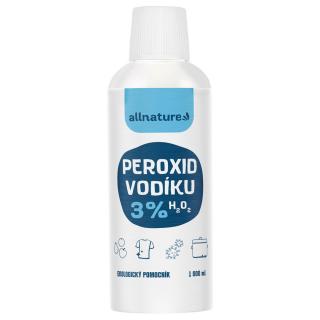 Allnature Peroxid vodíku 3%, 1000 ml