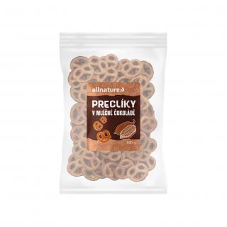 Allnature Preclíky v mléčné čokoládě, 500 g