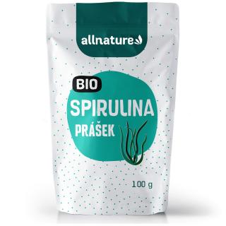 Allnature Spirulina prášek BIO, 100 g