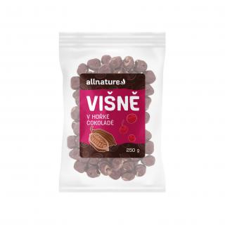Allnature Višně v hořké čokoládě, 250 g