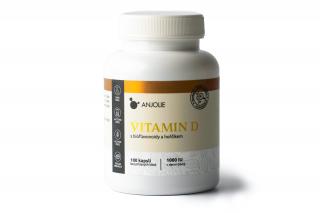 Anjolie Vitamín D s bioflavonoidy a hořčíkem, 100 kapslí