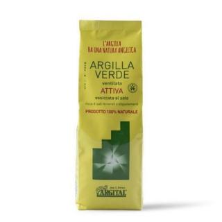 Argital Aktivní zelený jíl vysušený sluncem „Ventilated“, 500 g