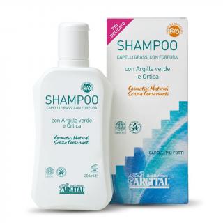 Argital Šampon na mastné vlasy a proti lupům s kopřivou, 250ml Objem:: 250 ml