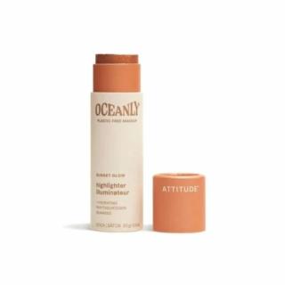ATTITUDE Tuhý krémový rozjasňovač Oceanly – Sunset Glow, 8,5 g