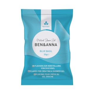 Ben & Anna Sprchový gel v prášku Blue Basil - s vůní eukalyptu, 2x20 g