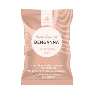 Ben & Anna Sprchový gel v prášku Fruit Fusion - s vůní tropického ovoce, 2x20 g
