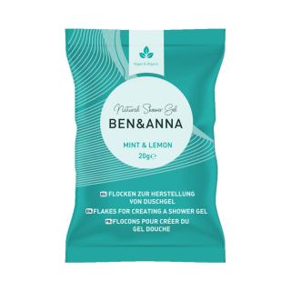 Ben & Anna Sprchový gel v prášku s vůní citrusů a máty peprné, 2x20 g