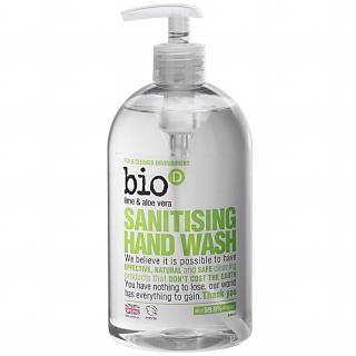Bio-D antibakteriální mýdlo Limetka a aloe 500ml