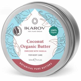 Bio kokosové máslo s vanilkou 100 % přírodní Ikarov, 120 ml