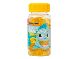 Biopharma OMEGA 3 rybí olej dětské žvýkací kapsle, 120kapslí