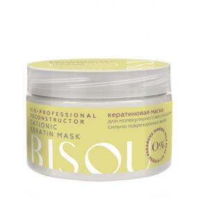 BISOU Professional - Keratinová Maska na vlasy - molekulární obnova silně poškozených vlasů, 250 ml
