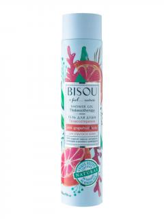 BISOU Sprchový gel - pro pevnou pokožku - Růžový grep a řasa, 300 ml