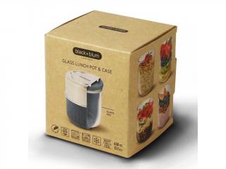 Black+blum Skleněný box na oběd, 450 ml Barevný: Slate
