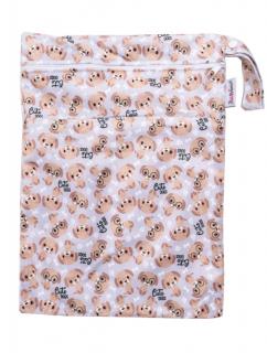 Bobánek Nepromokavá taška extra jemná normal - Cute dogs 30 x 36 cm