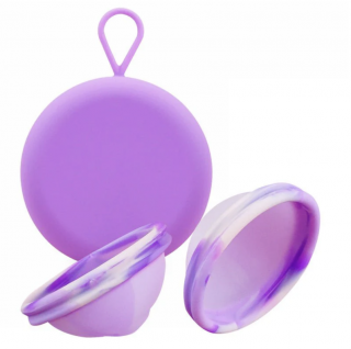 Bodylok Menstruační disk hold pattern pack (disk+obal) Levandule Velikost: S
