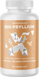 BrainMax BIO Psyllium 800 mg, 200 rostlinných kapslí