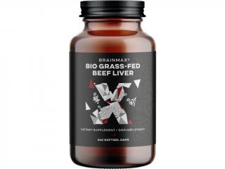 BrainMax Grass-Fed Hovězí játra BIO, 240 kapslí