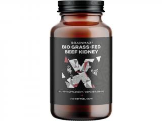 BrainMax Grass-Fed Hovězí ledviny BIO, 240 kapslí