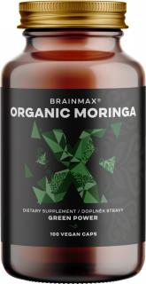 BrainMax Organic Moringa 500 mg, 100 rostlinných kapslí