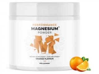BrainMax Performance Magnesium Powder pomeranč, 550g